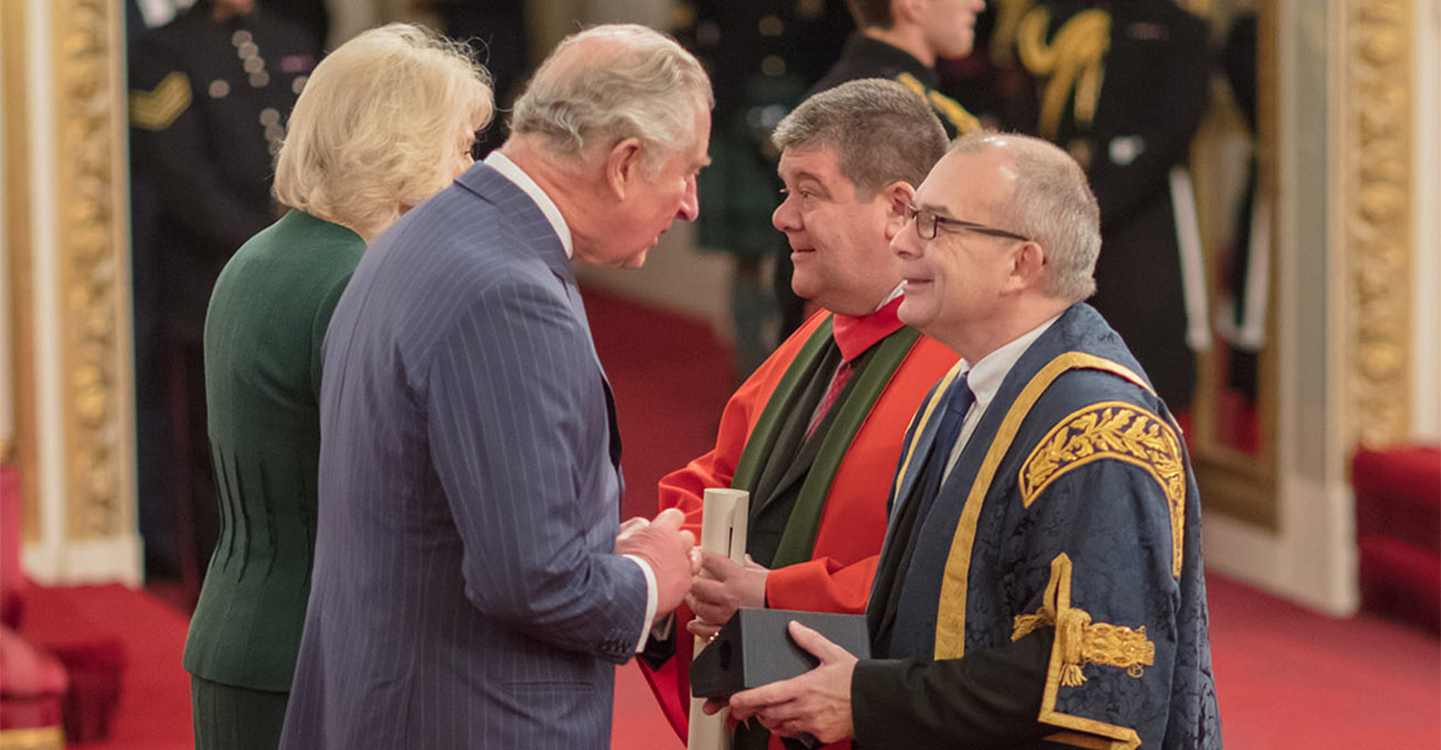 The Prince of Wales presents the Institute for Advanced Manufacturing & Engineering with highest honour in UK higher education