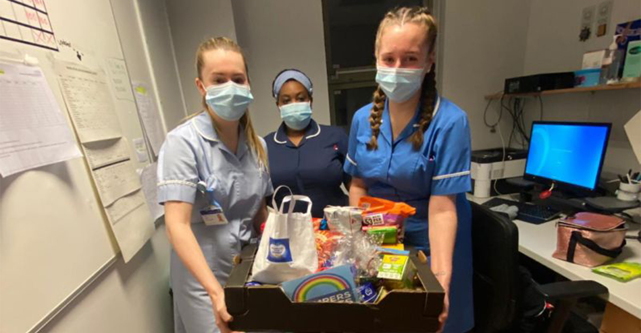 Desperate ICU staff helped by Hampers for Heroes after appeal for wellbeing items