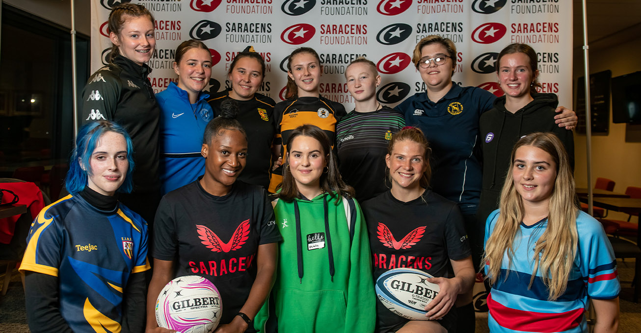 Saracens Foundation and Shawbrook Bank to inspire the next generation of female leaders through sport