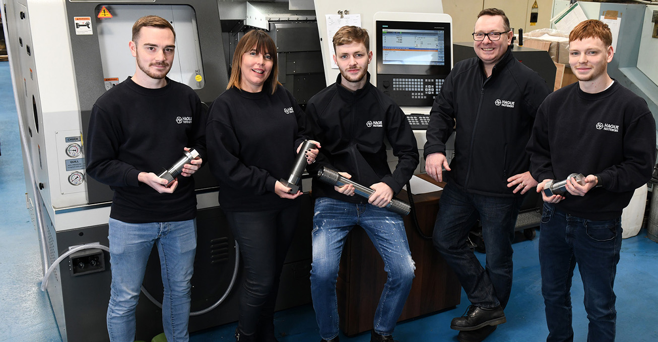 £100,000 CNC investment delivers a perfect 50th birthday present for Hague Fasteners