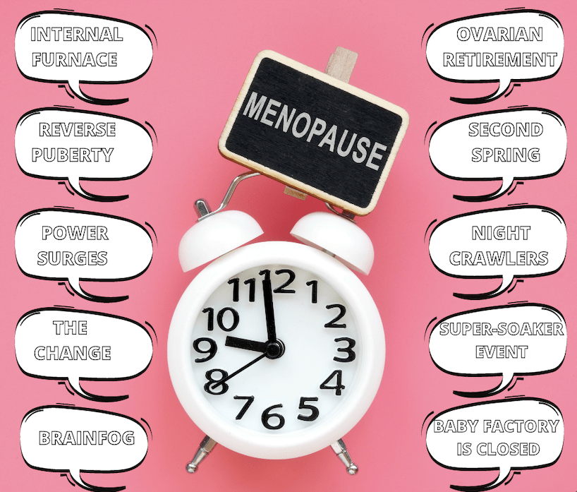 Let's talk menopause: Top 10 weird (and funny) names for the menopause to  help break the stigma - UK News Group
