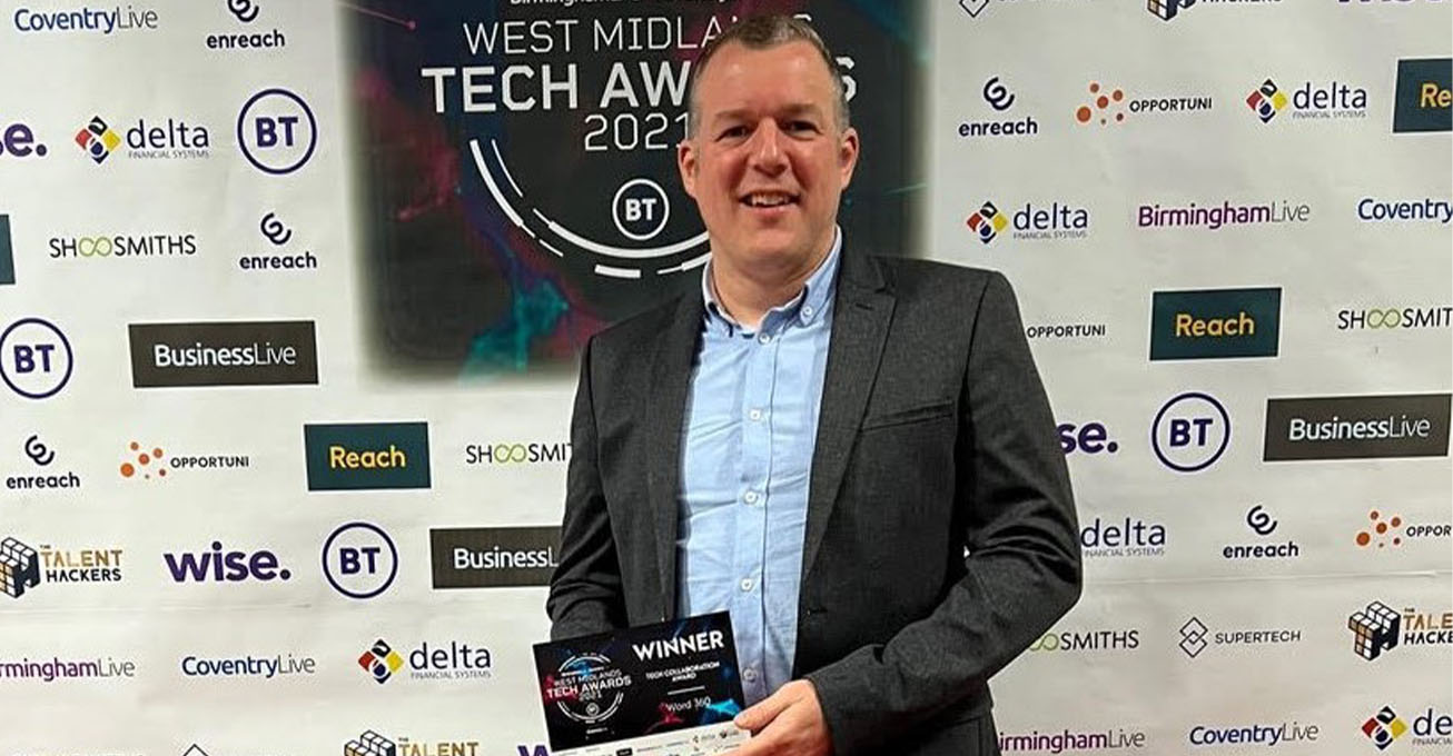 Word360 picks up award for Tech Collaboration at West Midlands Tech Awards