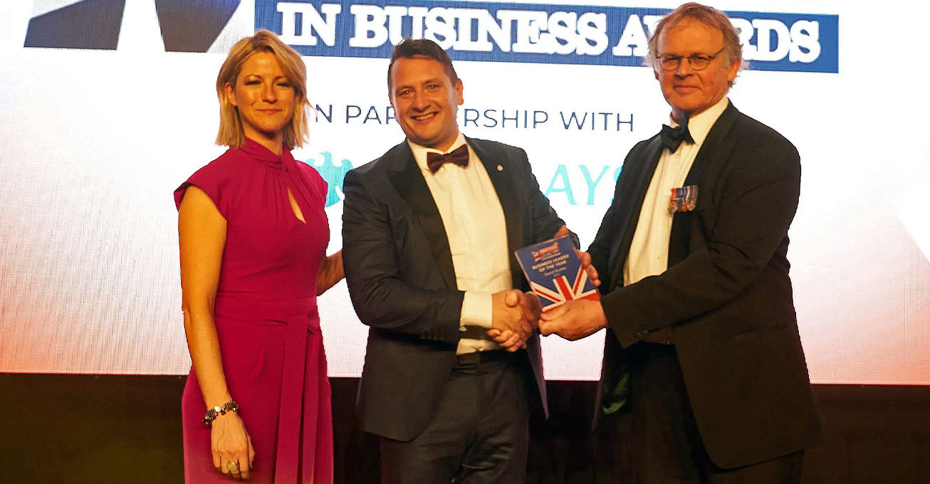 Leading security company CEO wins British Ex-Forces in Business award