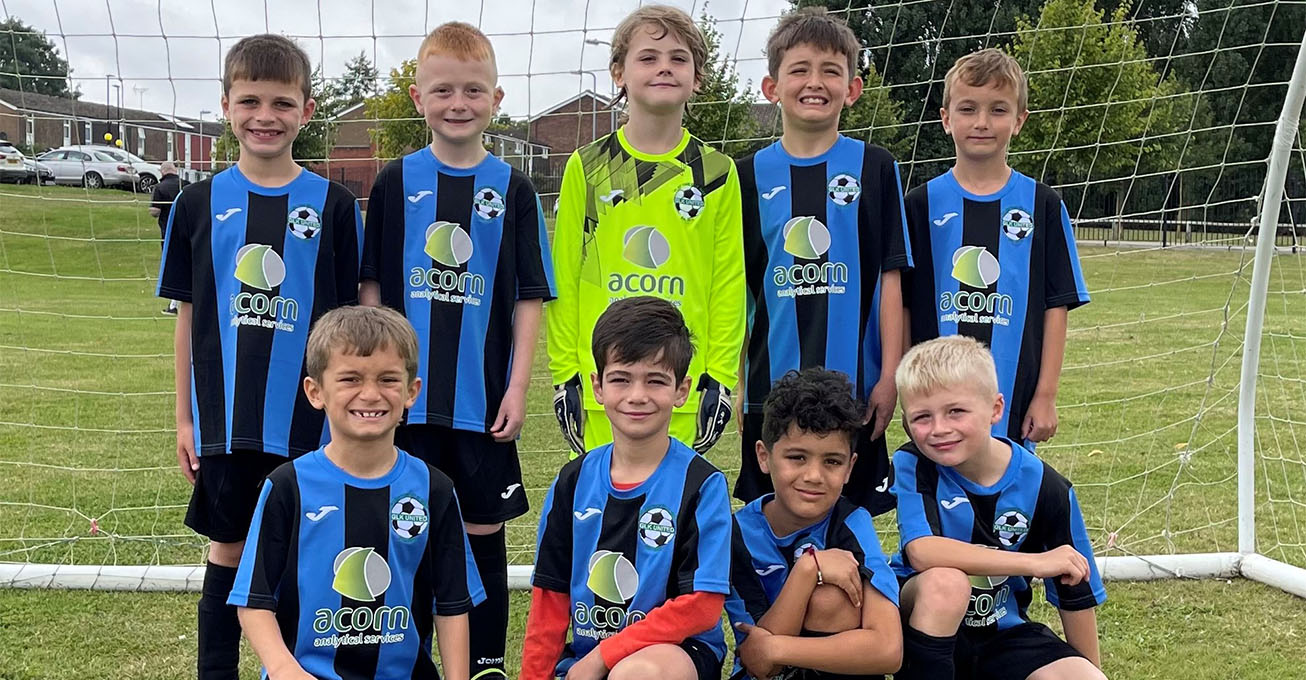 Young footballers secure sponsorship from award-winning firm