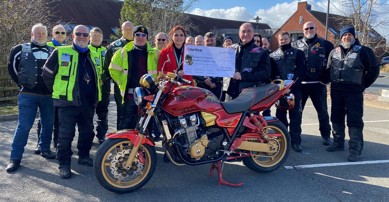 Bikers rev up donations for hospice