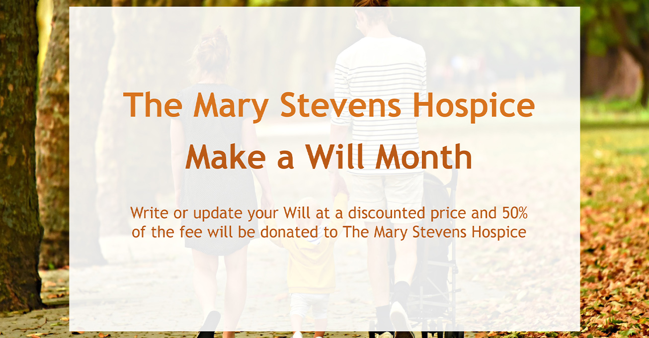 Mary Stevens Hospice teams up with local partners for ‘Make a Will’ month