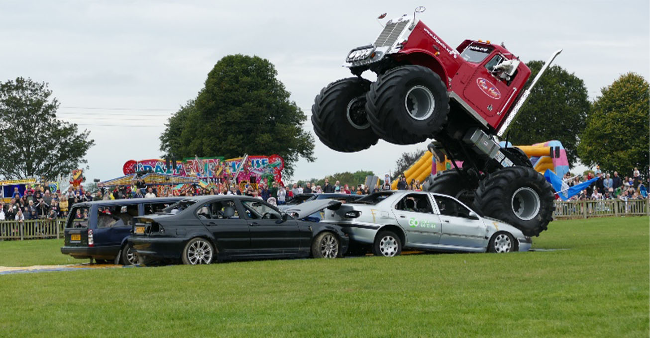 Motorcycle stunts, freerunning and monster trucks – all part of the excitement at Shrewsbury Live event