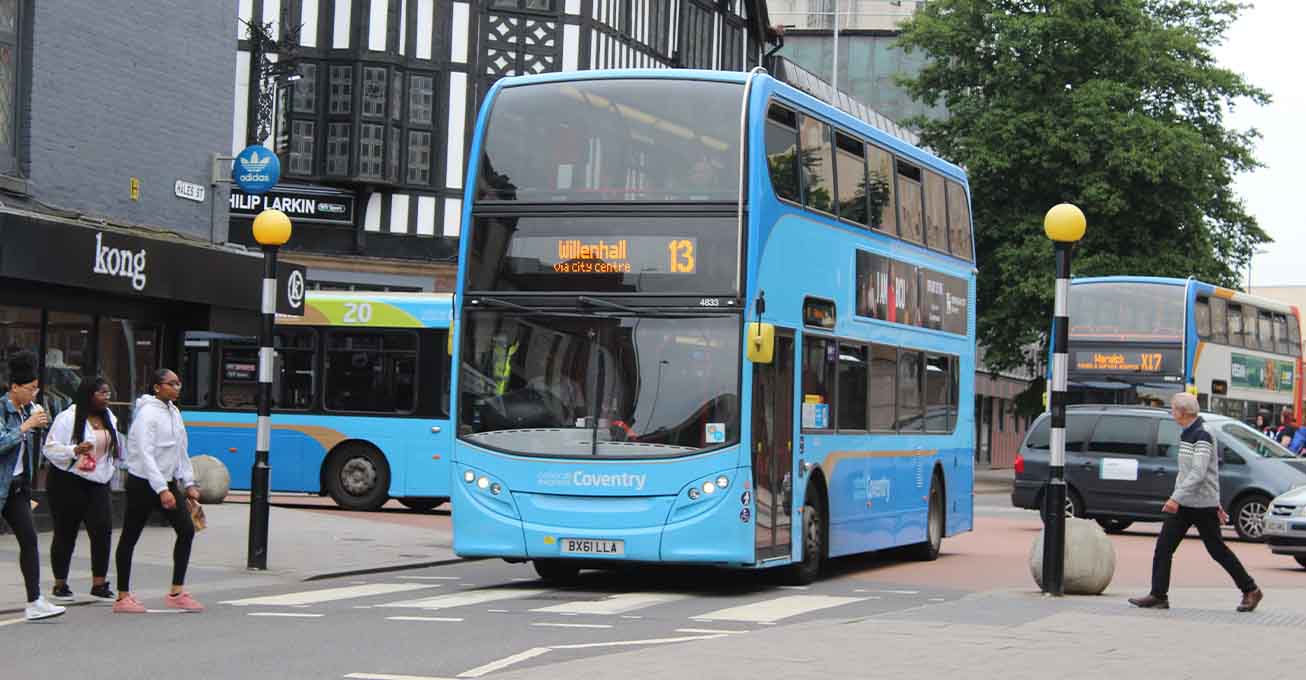 National Express Coventry bus service changes from Sunday 24 July 2022