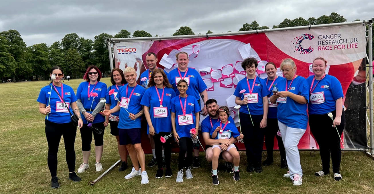 Leicester Metro Bank colleagues raise over £3k for Race for Life