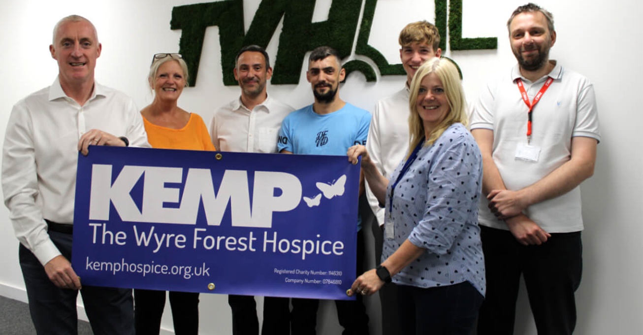 TVH UK Ltd tuck into fundraising for local hospice
