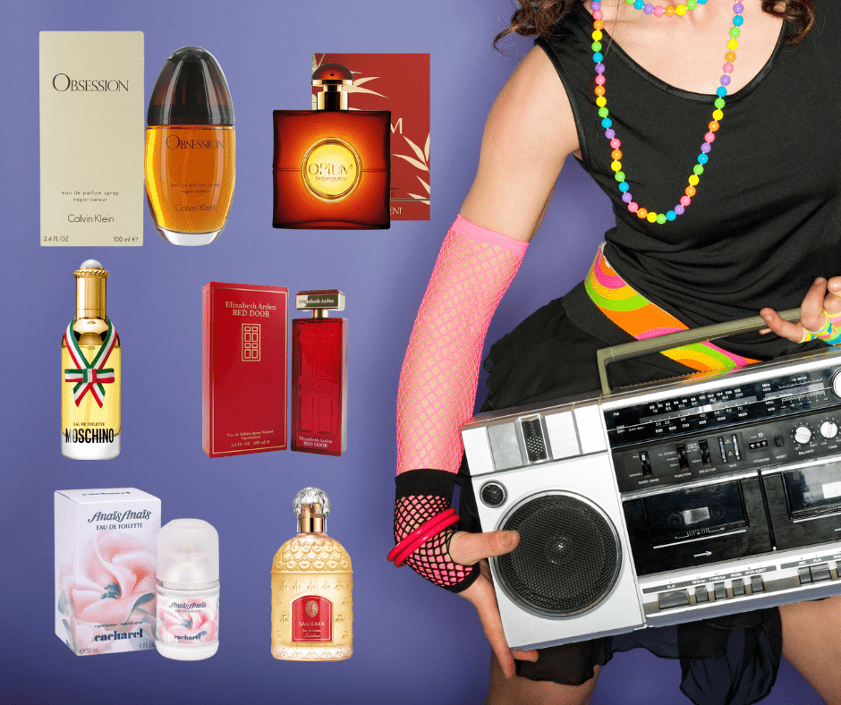 Popular perfumes on sale of the 80s