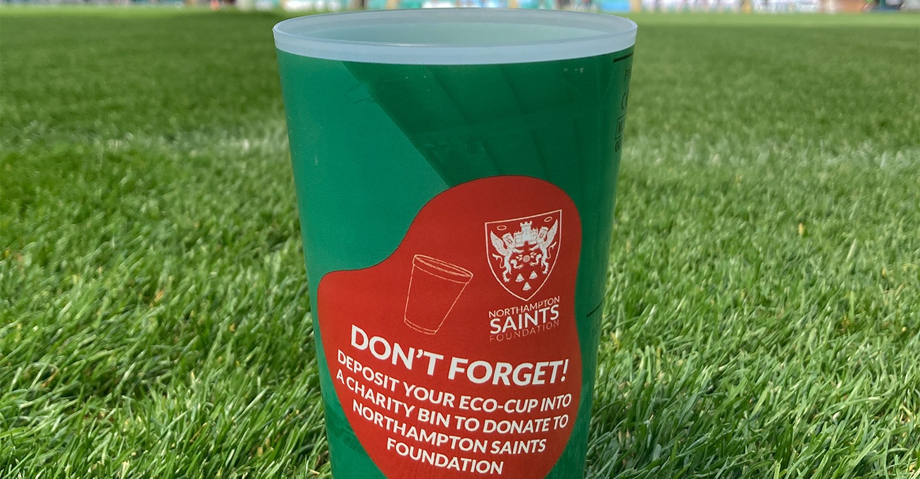 Saints fans are urged to lift their own cups to show their support for Northampton Saints Foundation