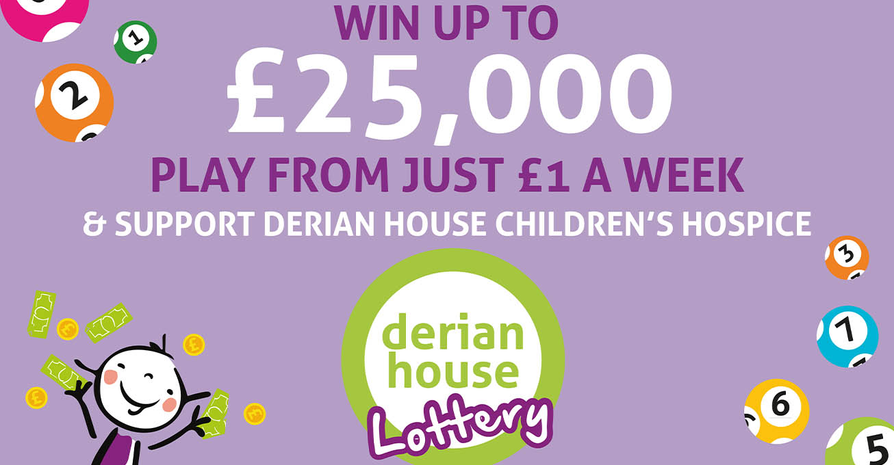 £1,000 win for eight Derian House lottery players this summer