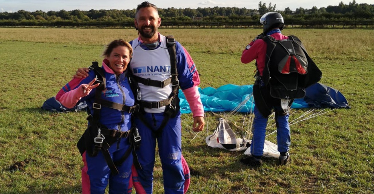 Nant Director faces his fear and raises £1,095 for Dementia UK