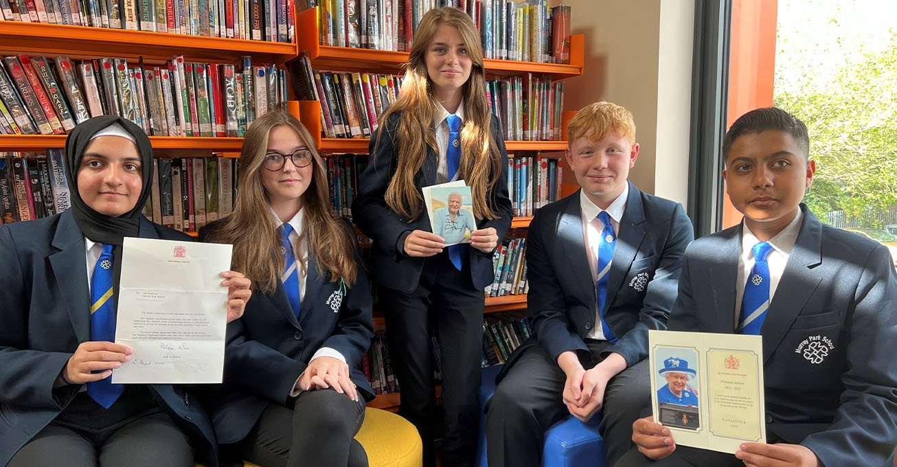 School pupils receive letters from the stars