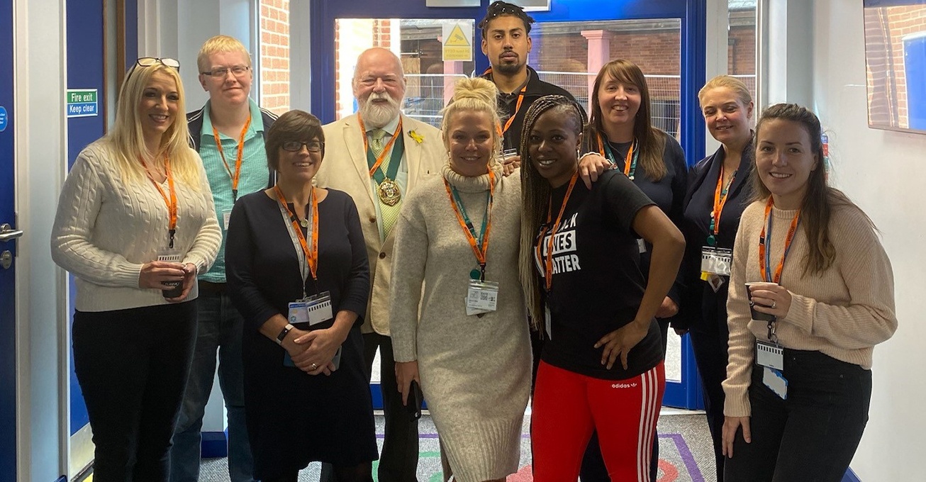 Derby’s mayor, music therapist and Derbyshire Constabulary share lived experiences of discrimination with pupils at The Bemrose School to mark Hate Crime Awareness Week