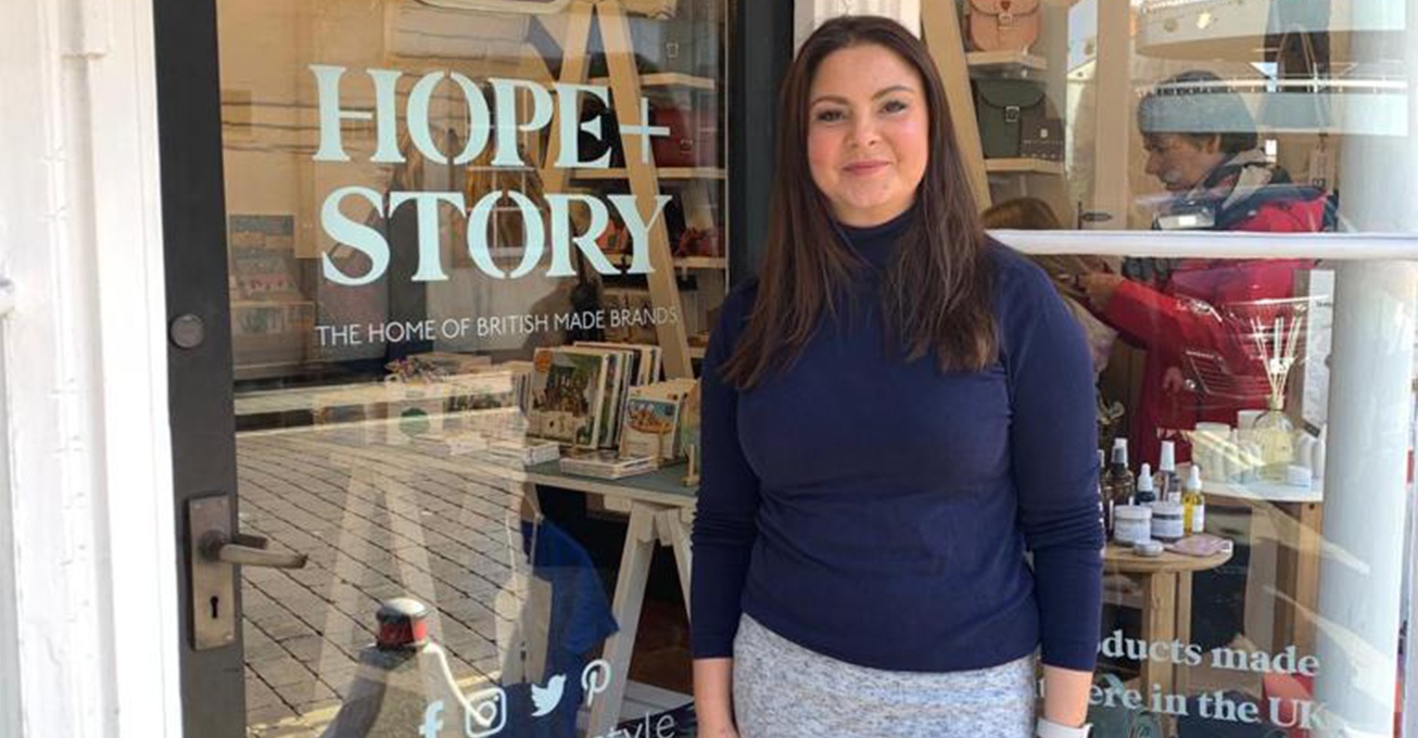 Worcestershire-based brand, Hope and Story, launches city centre pop-up to celebrate British businesses