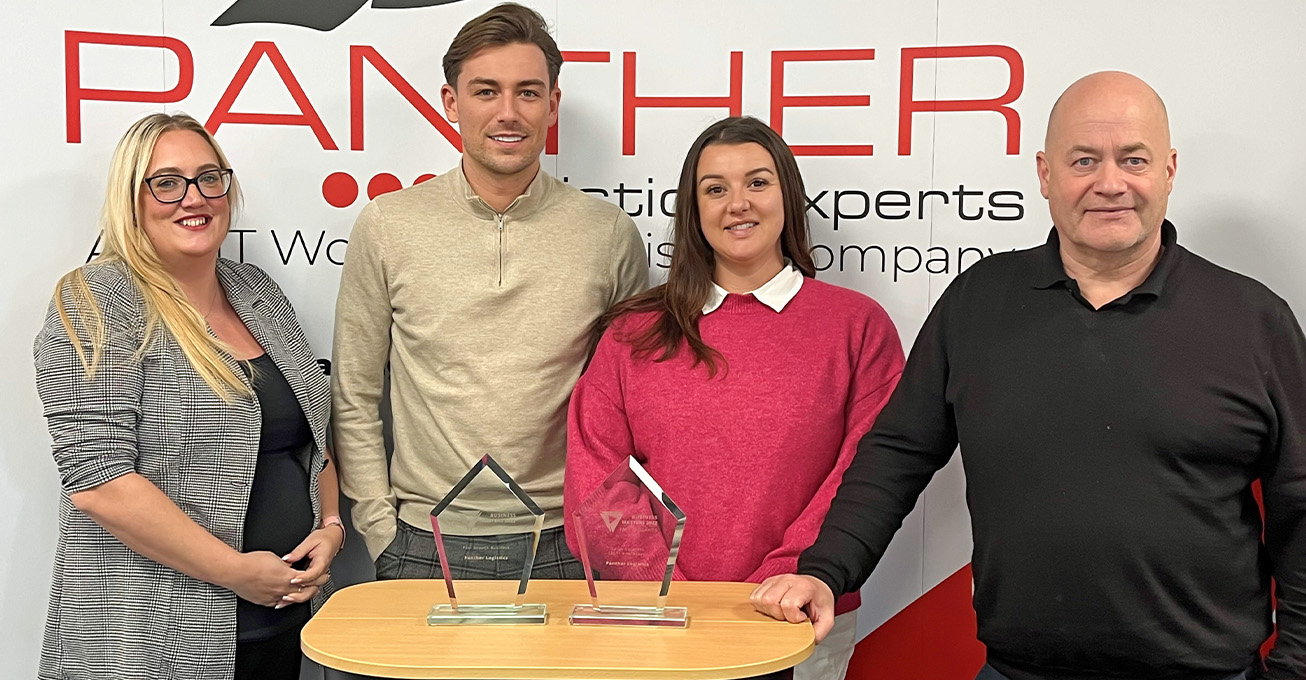 Panther Logistics captures two awards among fierce competition at the 2022 East Midlands Business Masters Awards