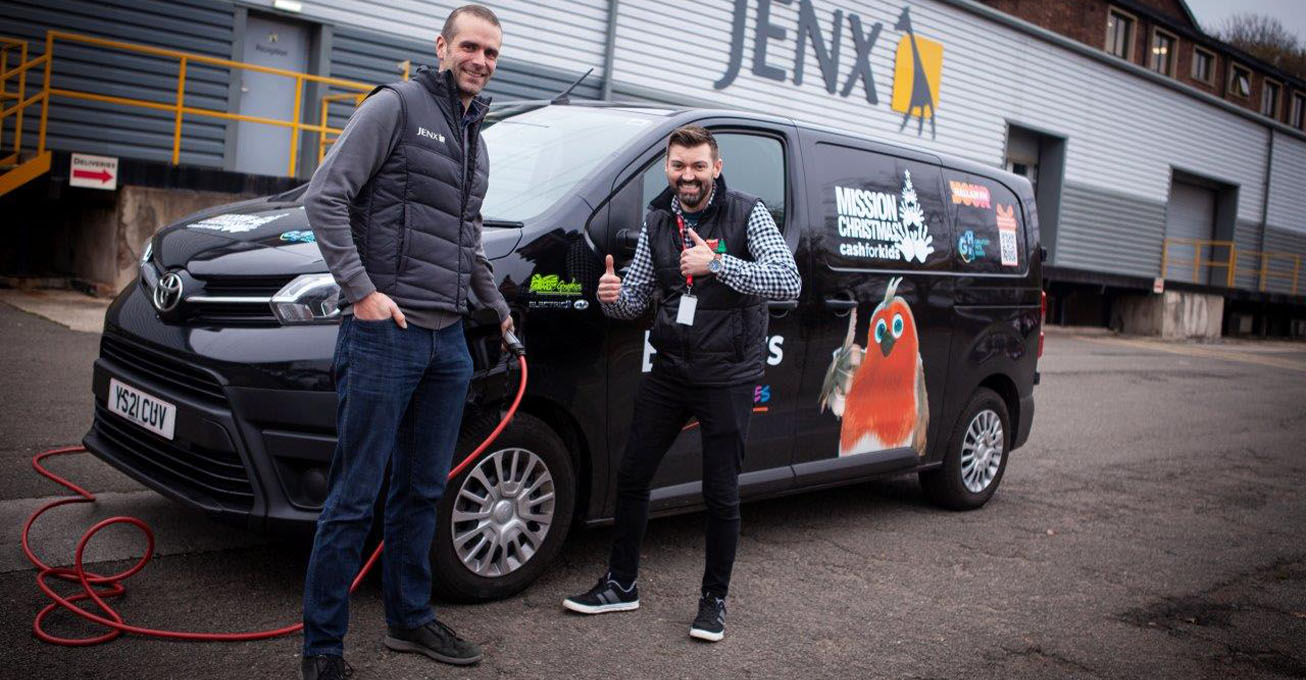 Jenx shows support for Mission Christmas appeal