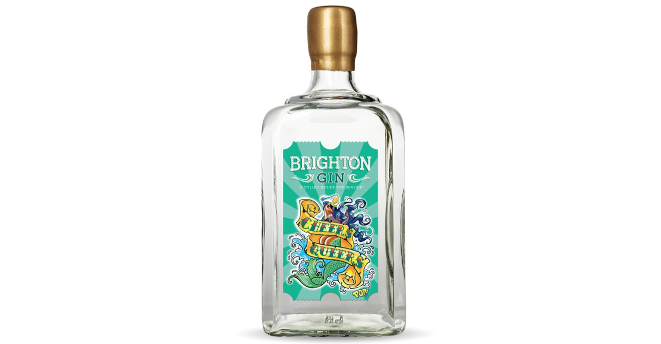Brighton Gin scoops two gold medals at prestigious design awards