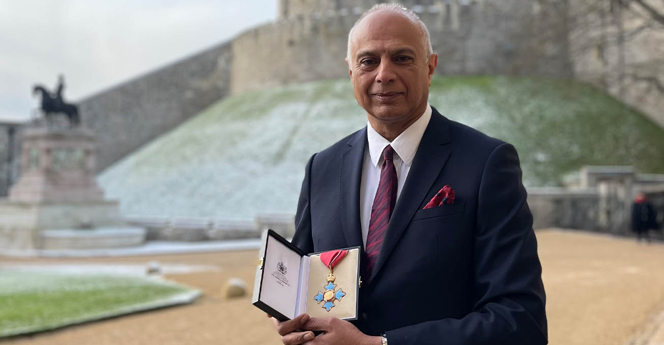 Diabetes professor from Leicester presented with CBE