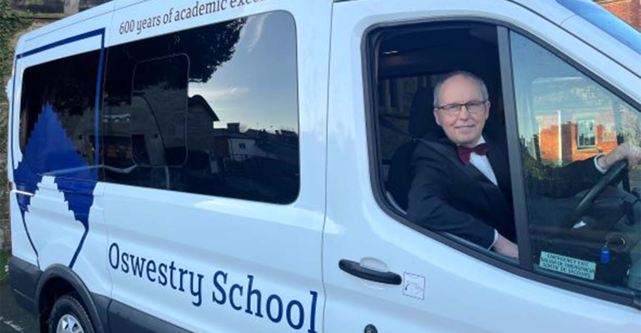 James Bond retires and swaps his 007 handle for the keys and licence to drive a school minibus