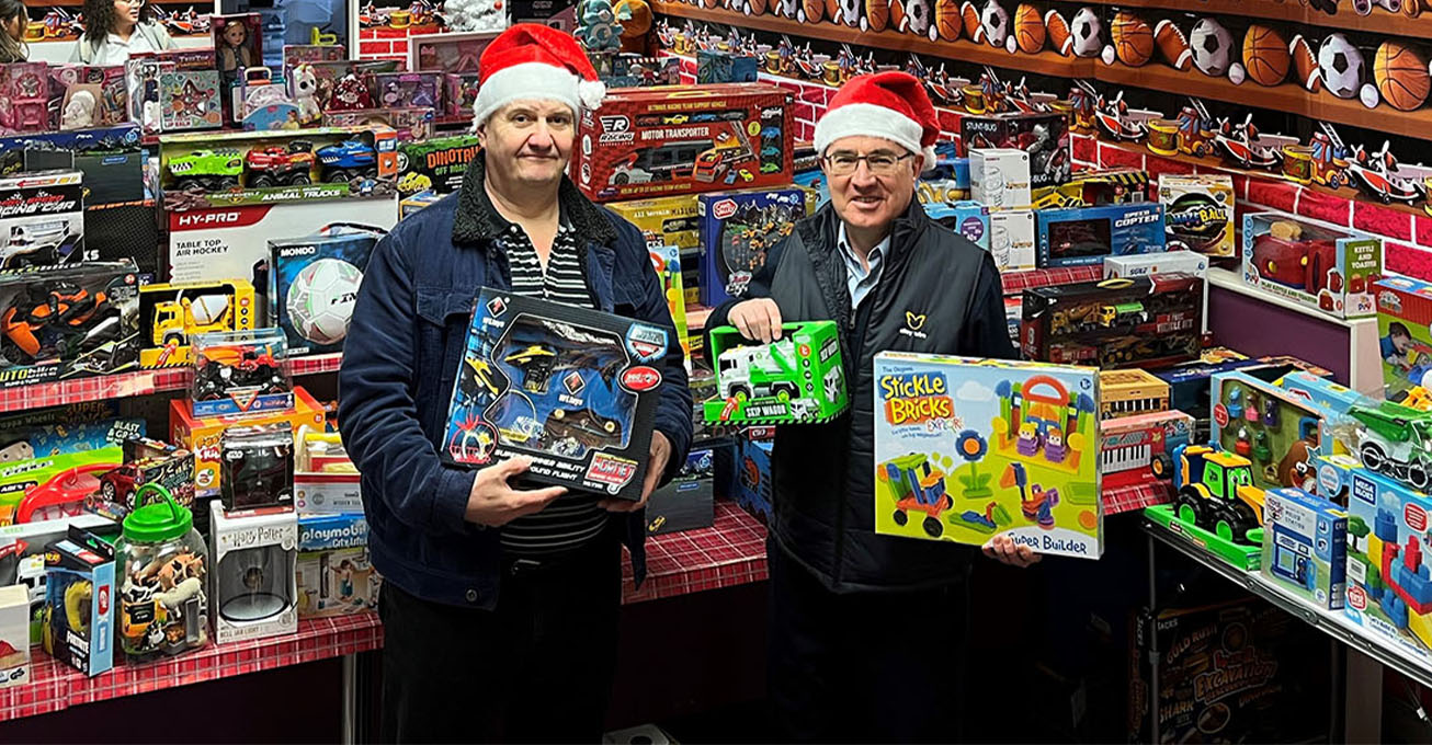 AWI gets in the festive spirit with Santa’s Black Country Toy Appeal donation