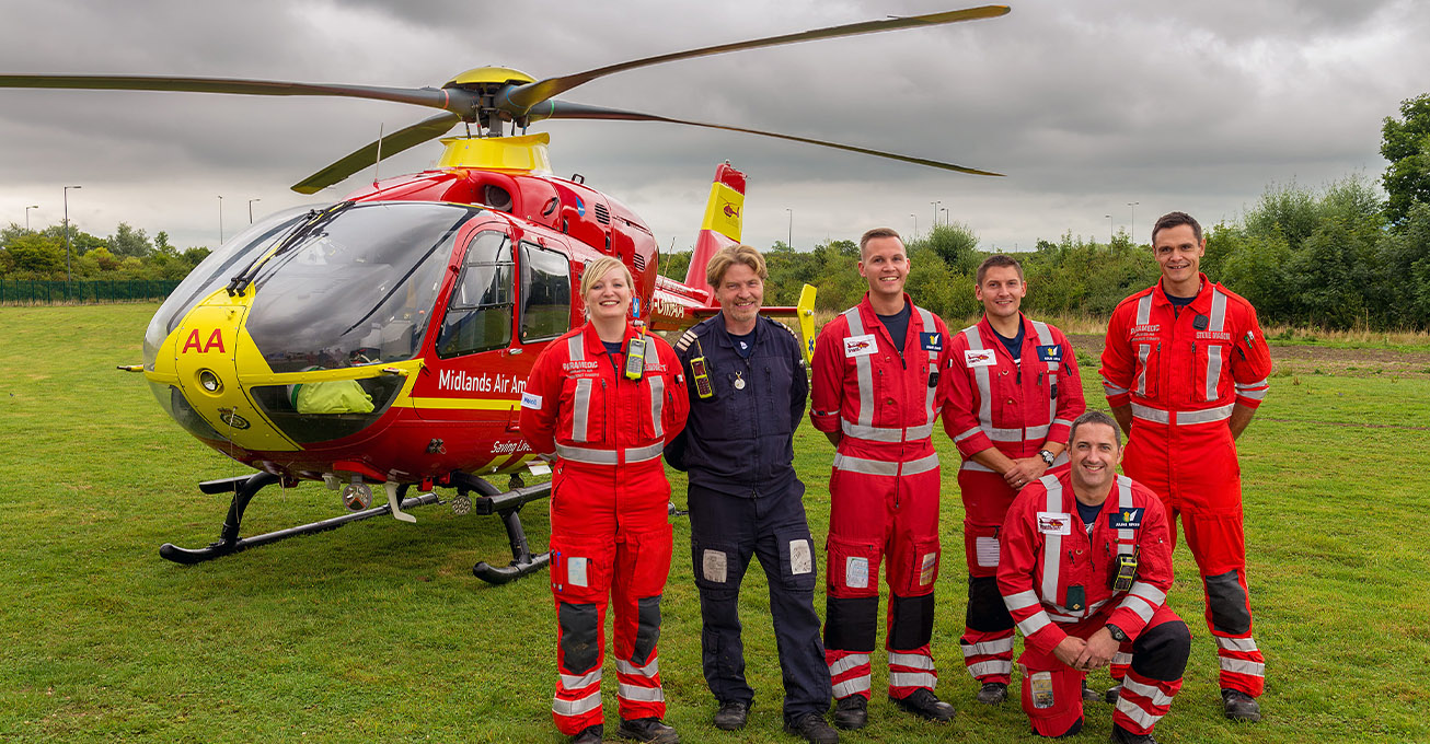 Pallet network pledges 2023 support to Midlands Air Ambulance Charity