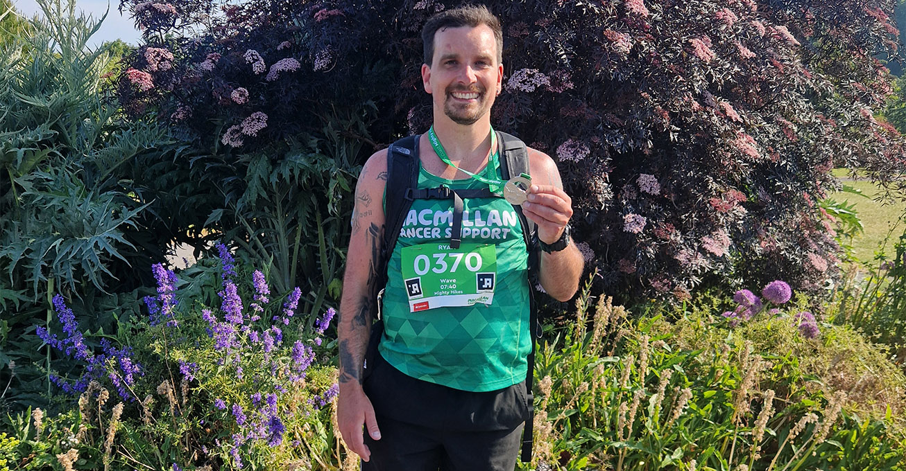 Ryan overcomes heat and cystic fibrosis to complete charity walk