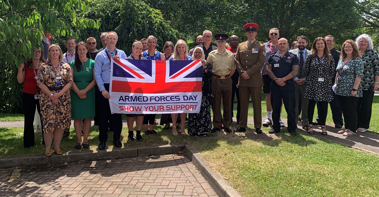 MTMS pays tribute to the military as it helps Derbyshire to mark Armed Forces Day