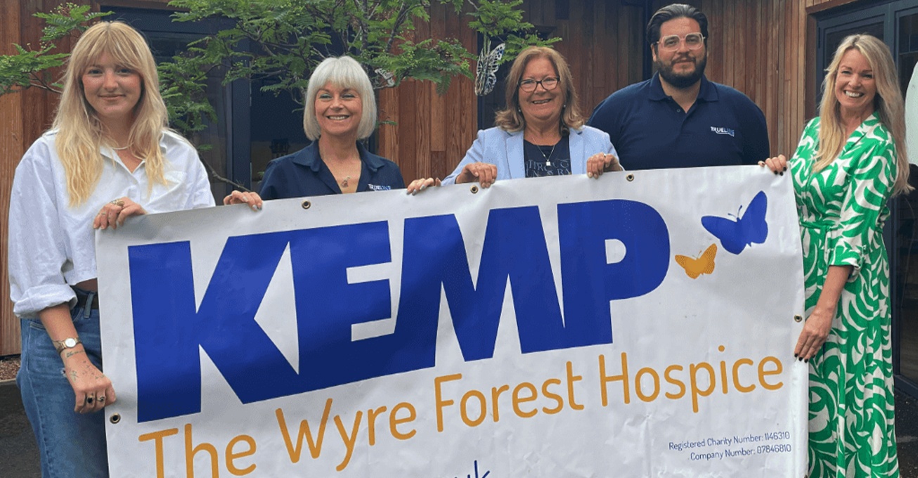 Local support for Wyre Forest hospice continues to grow thanks to Trueline Products