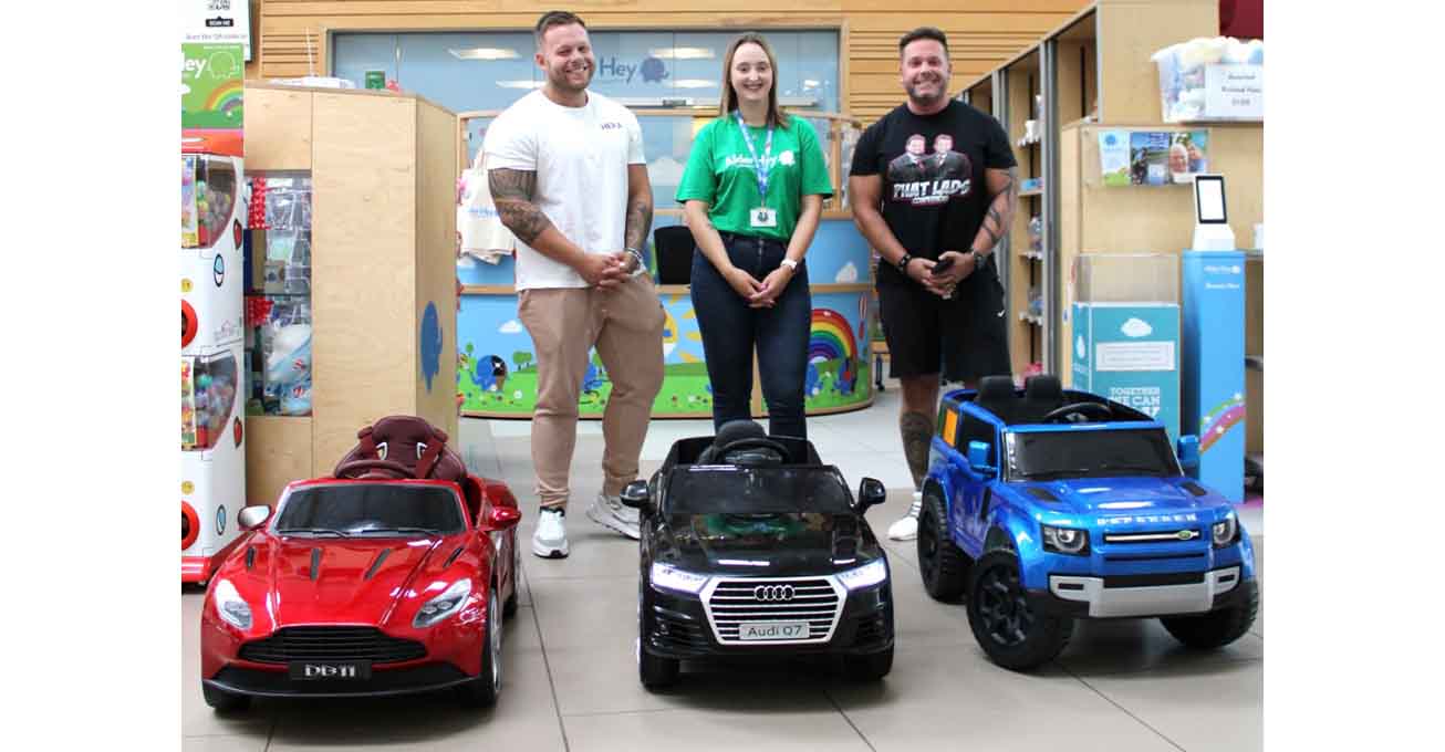 Motoring ahead with Alder Hey charity donation