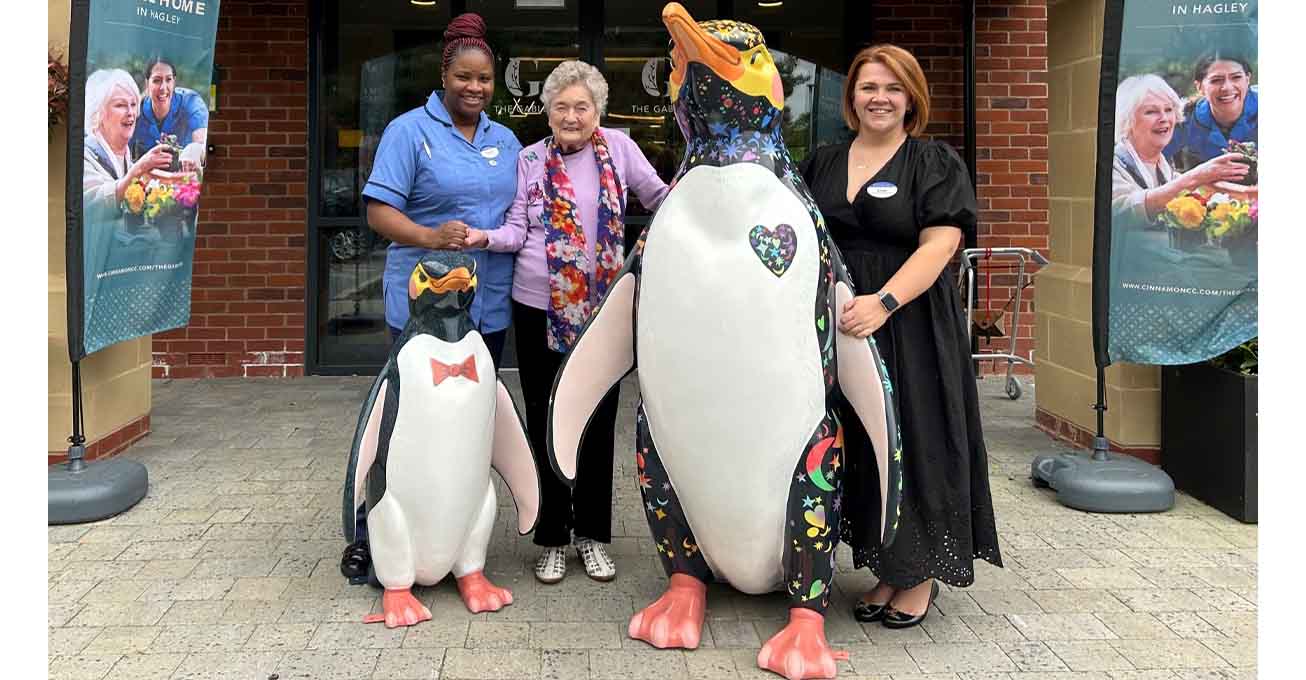 Hagley care home The Gables adopts penguins