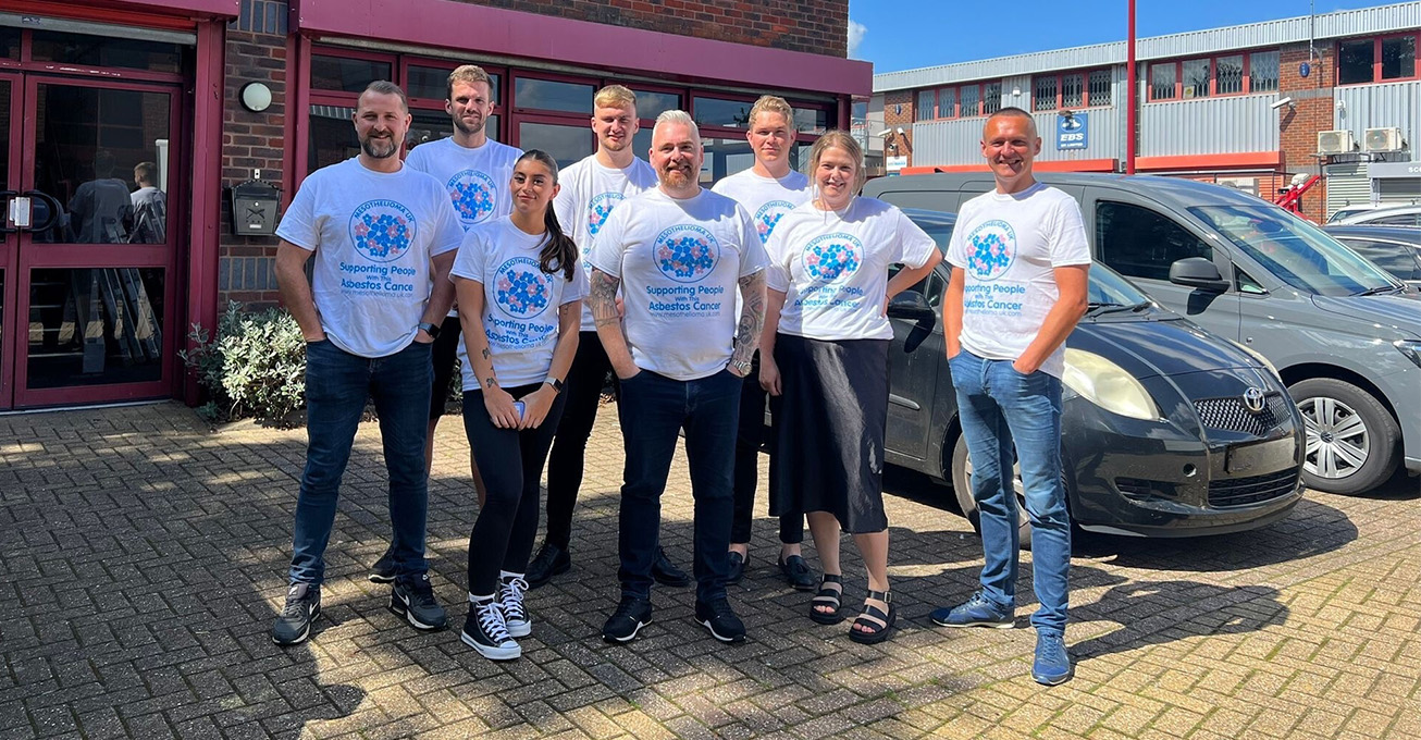 Asbestos management company gears up for 24-hour cycling challenge to raise money for Mesothelioma UK