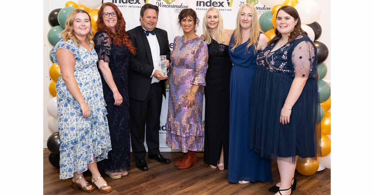 Law firm celebrates hat-trick at Worcestershire Law Society Awards