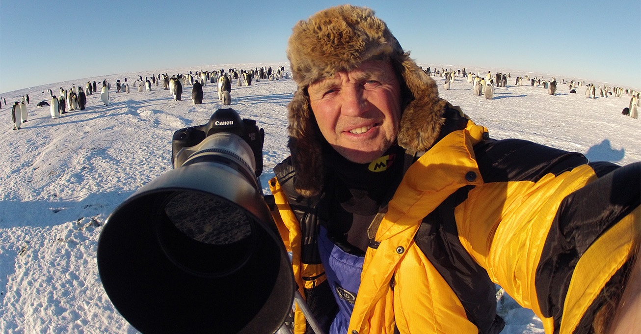 Renowned wildlife and documentary cameraman Doug Allan rallies support for RSBC