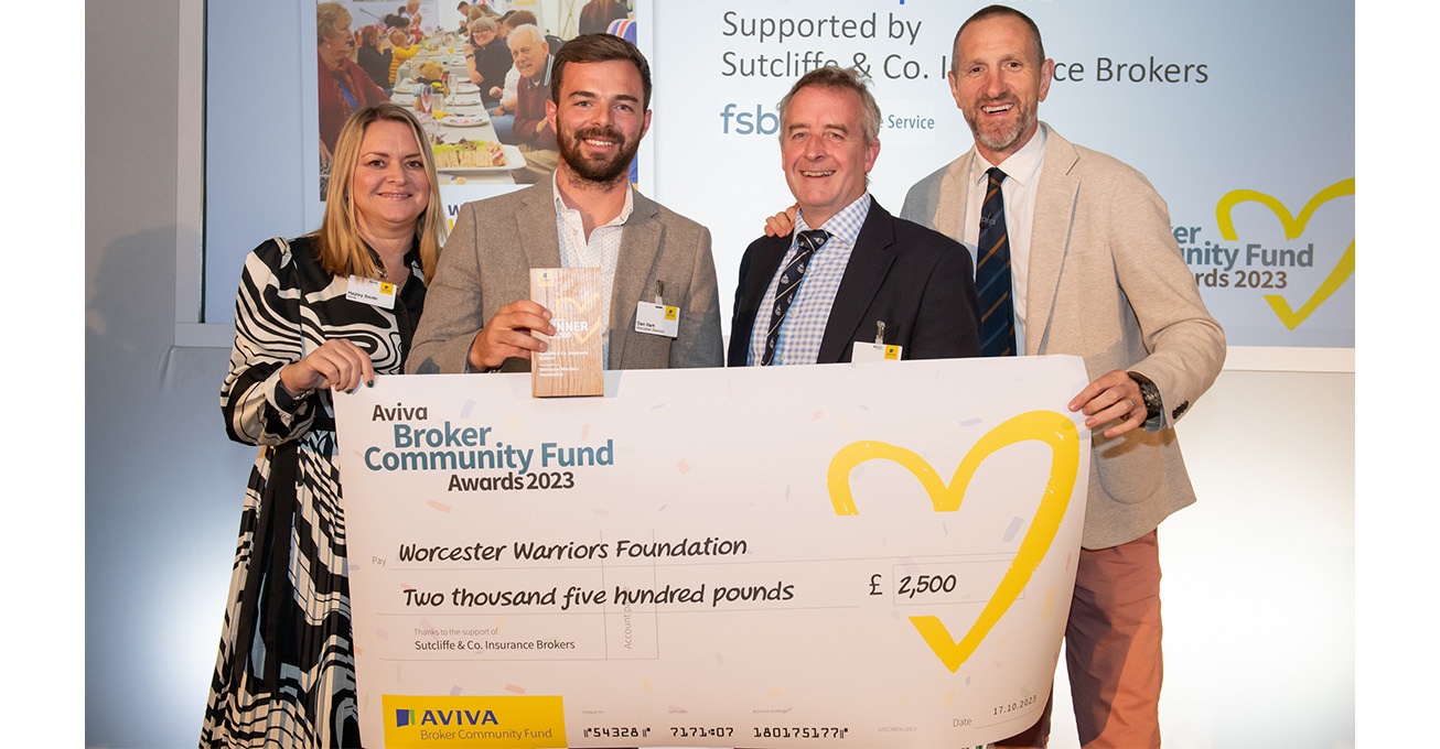Sutcliffe & Co wins £2,500 for Worcester Warriors Foundation