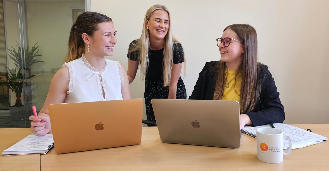 Apprentices start their digital marketing journey as they join Derby’s JDR Group