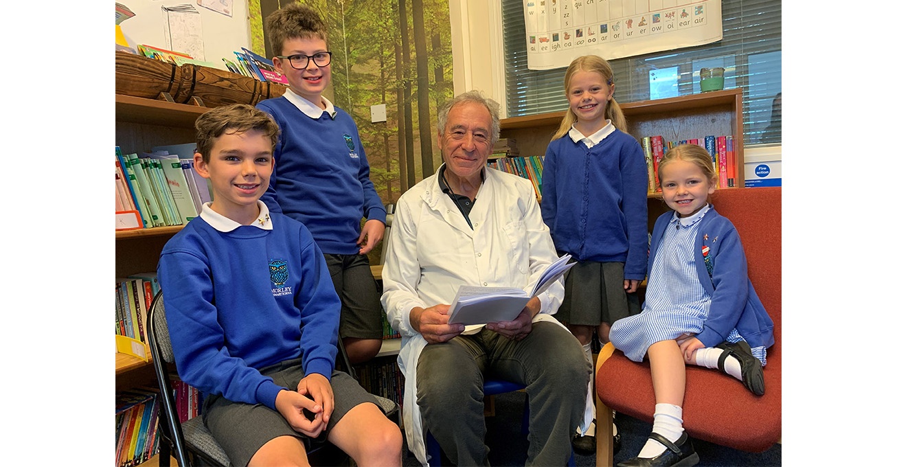 SureScreen’s Jim Campbell OBE answers the big questions from Morley Primary School pupils