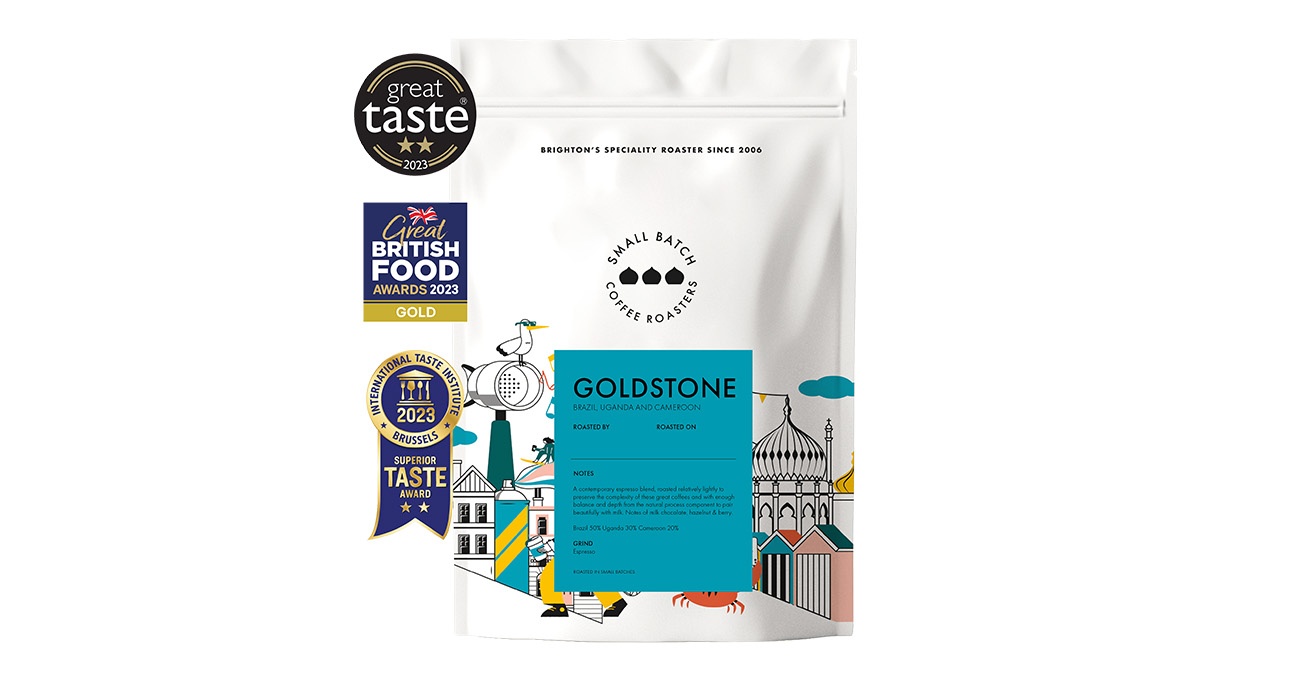 Small Batch Coffee Roasters wins Gold at Great British Food Awards 2023