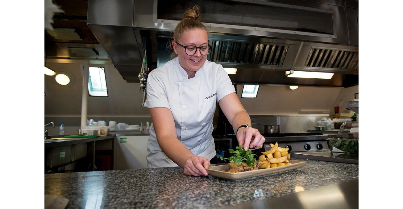 Weston Park head chef Anna enjoys sweet taste of success