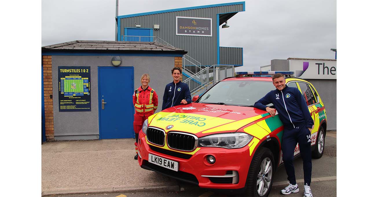 Midlands Air Ambulance Charity celebrates new partnership with Solihull Moors FC