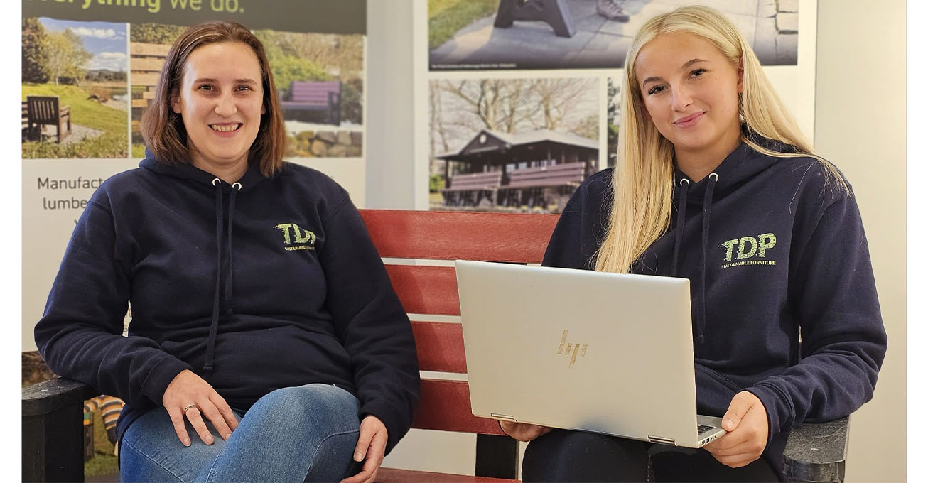 Derbyshire sustainable furniture company welcomes 18-year-old apprentice as newest recruit