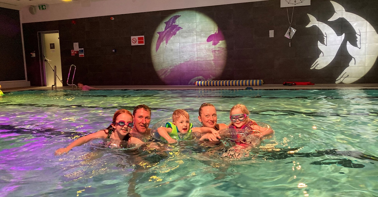 Much-loved charity gives children with disabilities a splashing time at Derby leisure centre