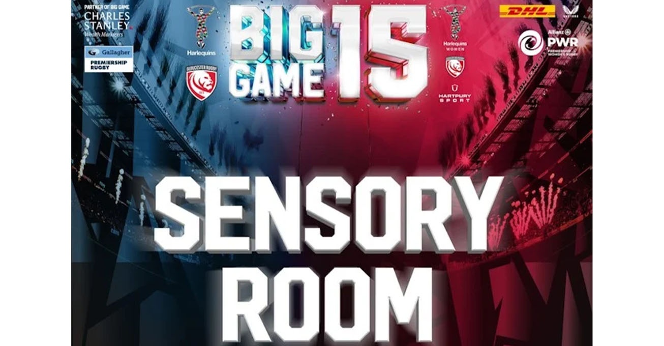 Harlequins and Charles Stanley launch Big Game 15 Sensory Room