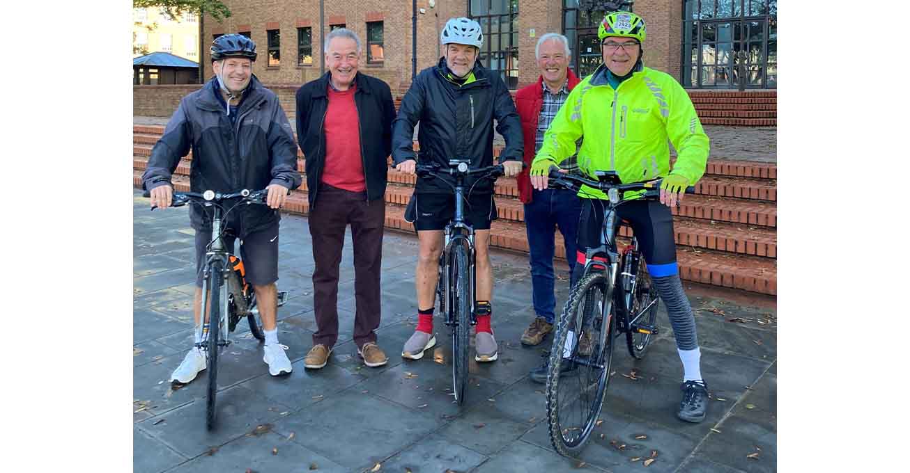 Ex High Sheriff’s 100-mile bike ride with “remarkable” late brother raises thousands for children’s charity