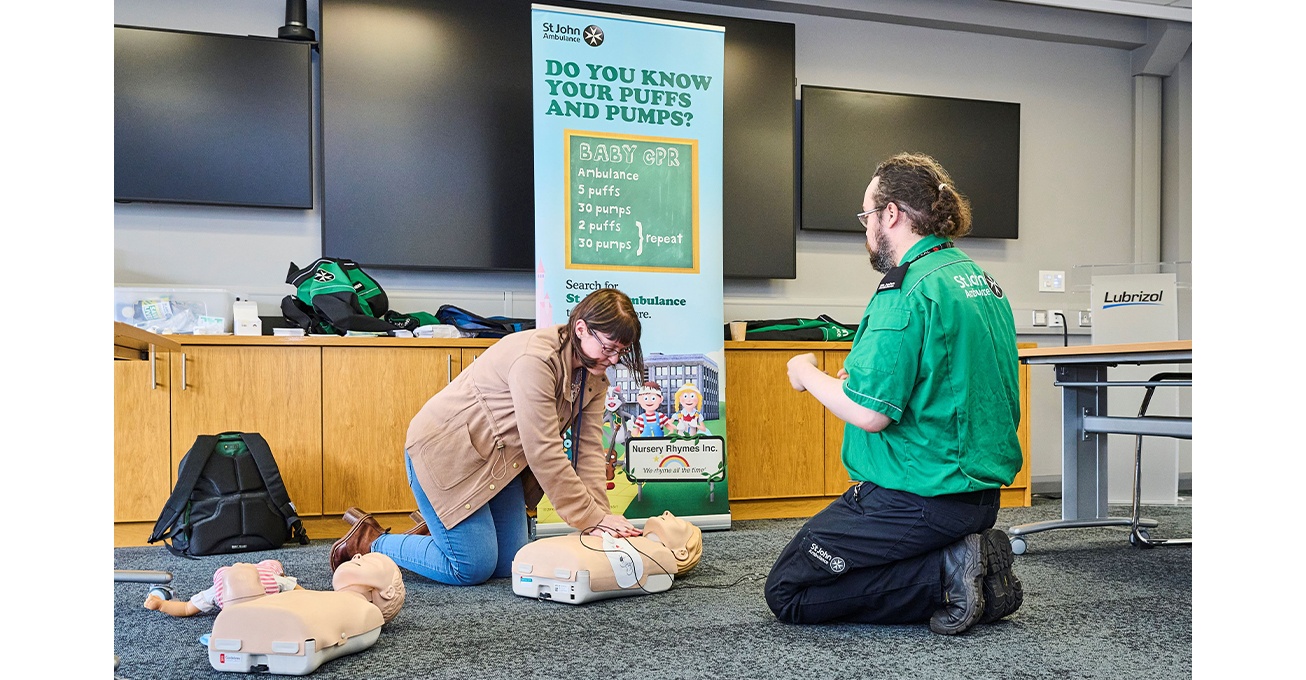 Derbyshire company take a break from their desks to learn vital CPR skills
