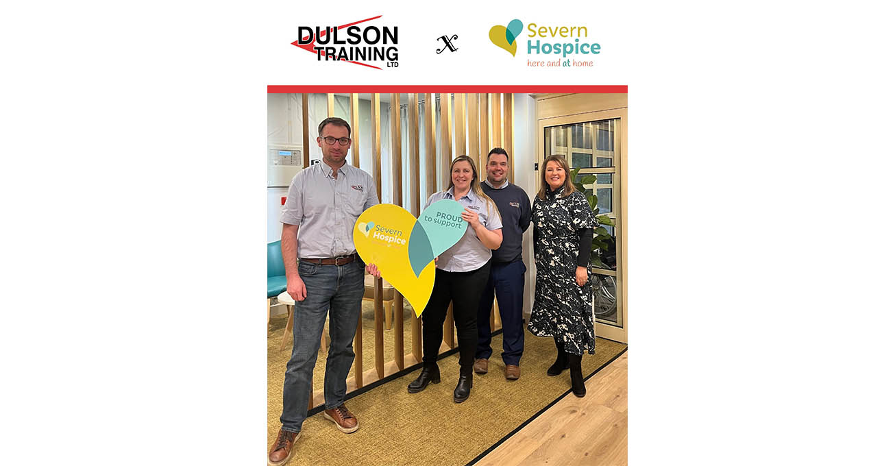 Dulson Training names Severn Hospice as its charity of the year