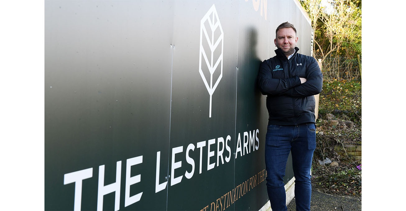 From packaging to pints… local entrepreneur injects £1m to bring The Lesters Arms to life
