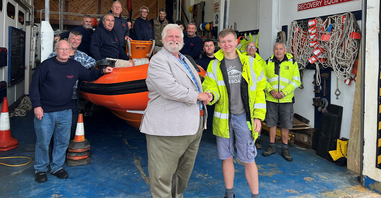 Rail firm MTMS set to help save lives at sea as it pledges its support for Freshwater Independent Lifeboats